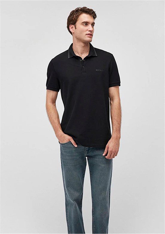 MAVİ Siyah Erkek Polo Yaka T-Shirt