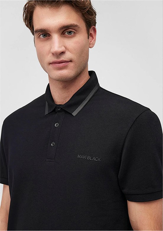 MAVİ Siyah Erkek Polo Yaka T-Shirt