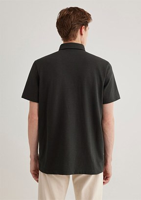 MAVİ Siyah Erkek Polo Yaka T-Shirt