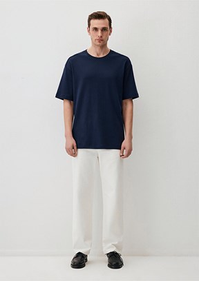 MAVİ Dikiş Detaylı Lacivert Erkek Premium Basic T-shirt