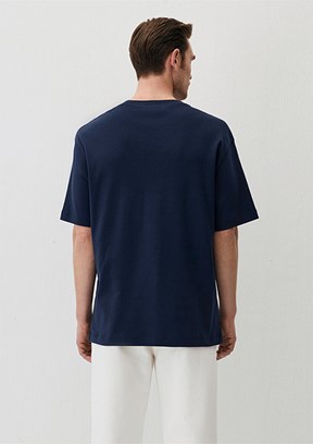 MAVİ Dikiş Detaylı Lacivert Erkek Premium Basic T-shirt