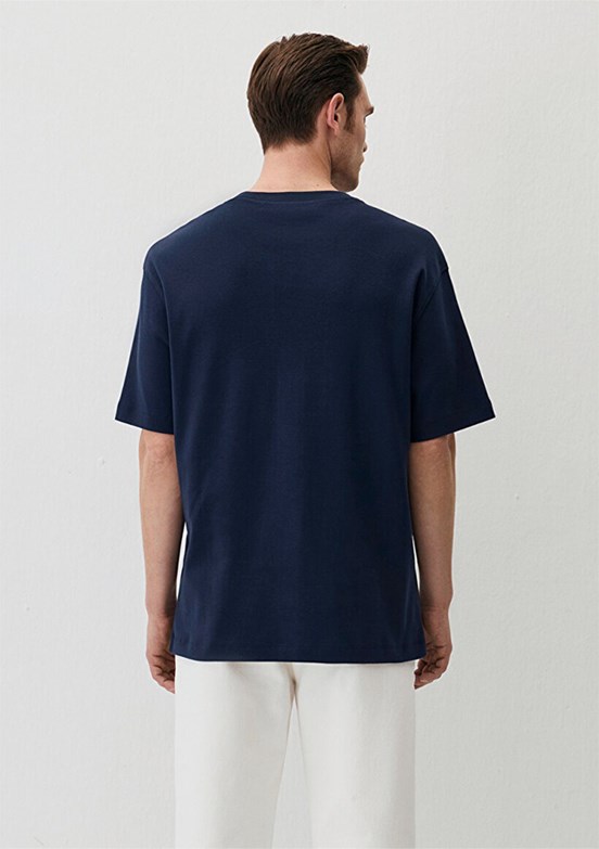 MAVİ Dikiş Detaylı Lacivert Erkek Premium Basic T-shirt
