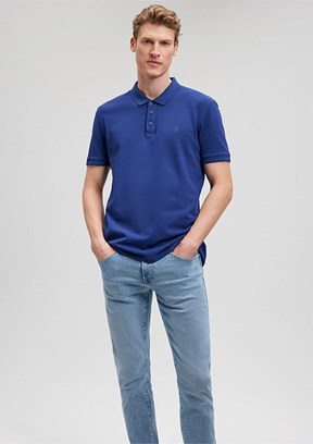 MAVİ Polo Yaka Lacivert Erkek T-shirt