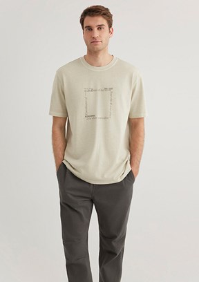 MAVİ Bej Erkek Kısa Kol T-Shirt