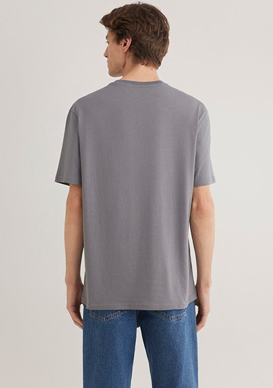 MAVİ Gri Erkek Baskılı T-Shirt