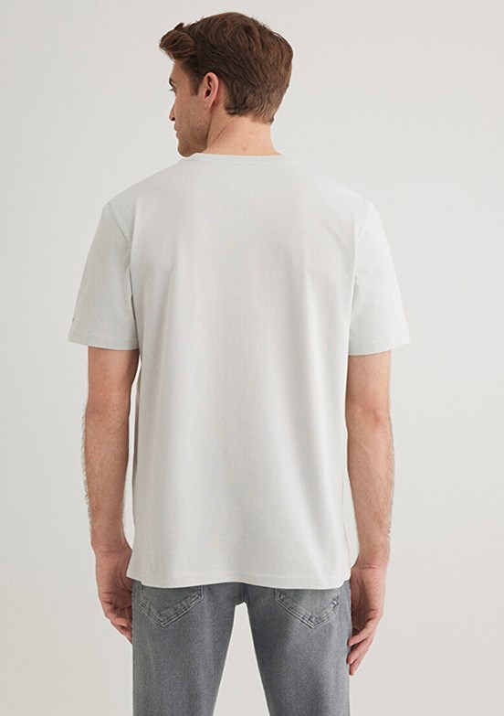 MAVİ Gri Erkek Baskılı T-Shirt