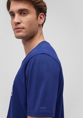 MAVİ Lacivert Erkek Baskılı T-Shirt
