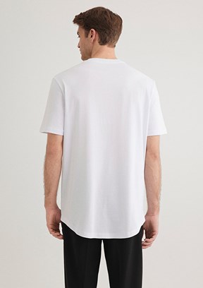 MAVİ Beyaz Erkek Basic T-Shirt