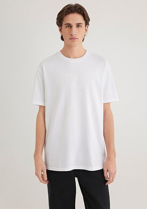 MAVİ Beyaz Erkek Baskılı T-Shirt