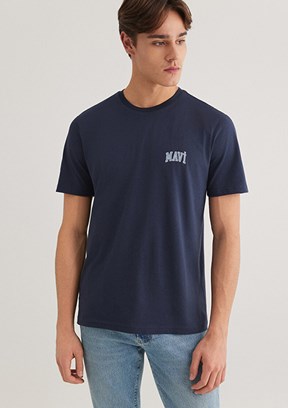 MAVİ Lacivert Erkek Baskılı T-Shirt