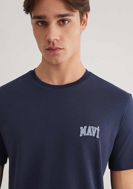 MAVİ Lacivert Erkek Baskılı T-Shirt