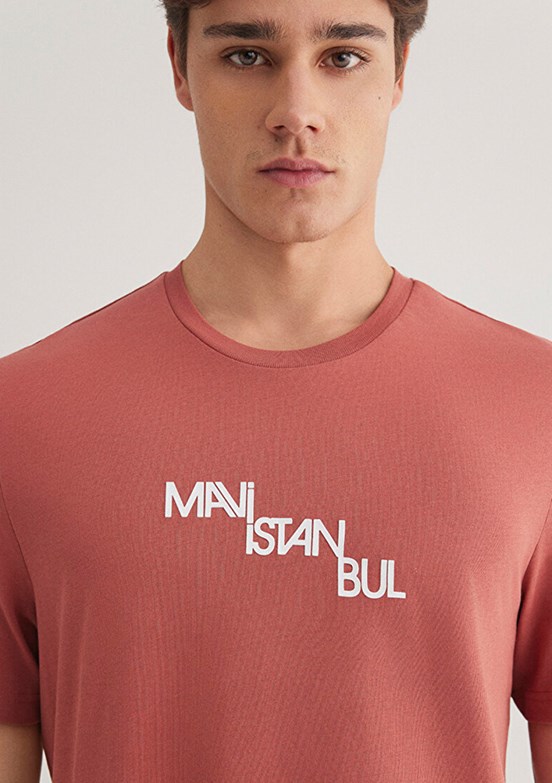 MAVİ Turuncu Erkek Baskılı T-Shirt