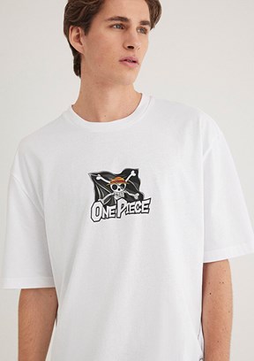 MAVİ Beyaz Erkek Baskılı T-Shirt