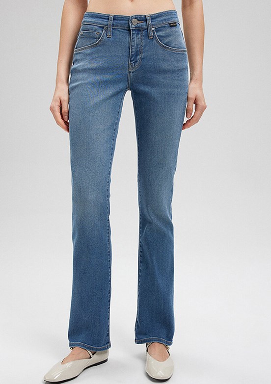 MAVİ MONA - M1049784195 Kadın Sarı Slim Jean Pantolon