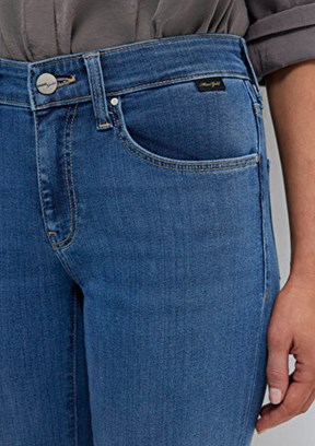 MAVİ MONA - M1049784195 Kadın Sarı Slim Jean Pantolon