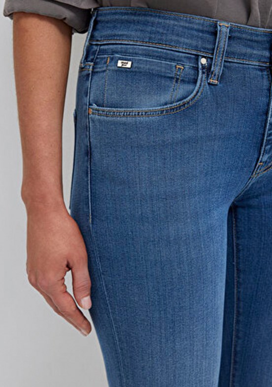 MAVİ MONA - M1049784195 Kadın Sarı Slim Jean Pantolon