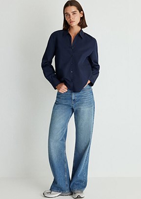 MAVİ Malibu İndigo Kadın Yüksek Bel Geniş Fit Denim Pantolon