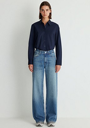 MAVİ Malibu İndigo Kadın Yüksek Bel Geniş Fit Denim Pantolon