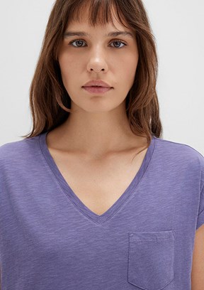 MAVİ - M1600961-70608 Kadın Çok Renkli Kısa Kol T-Shirt