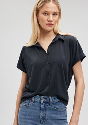 MAVİ Siyah Kadın Kısa Kol T-Shirt