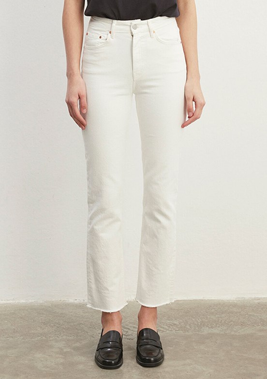 MAVİ NEW YORK - M101441-81364 Kadın Beyaz Straight Jean Pantolon