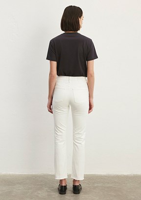 MAVİ NEW YORK - M101441-81364 Kadın Beyaz Straight Jean Pantolon