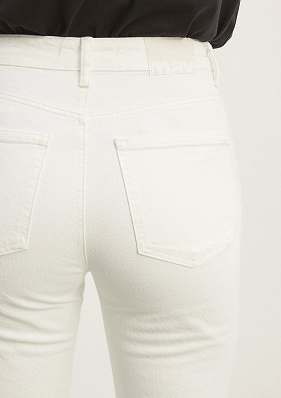 MAVİ NEW YORK - M101441-81364 Kadın Beyaz Straight Jean Pantolon