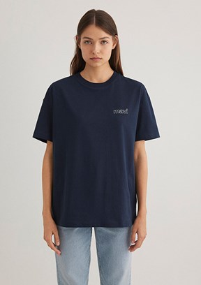 MAVİ Lacivert Kadın Baskılı T-Shirt