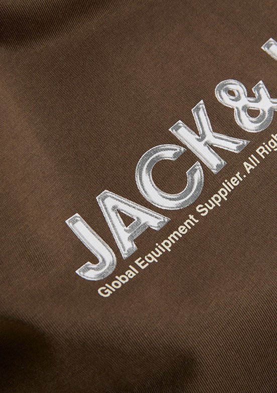 JACK JONES Çok Renkli Erkek Baskılı T-Shirt