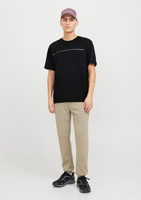 JACK JONES Siyah Erkek T-Shirt