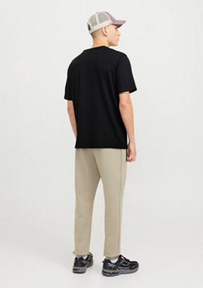JACK JONES Siyah Erkek T-Shirt