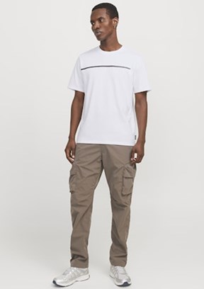 JACK JONES  Erkek Baskılı T-shirt