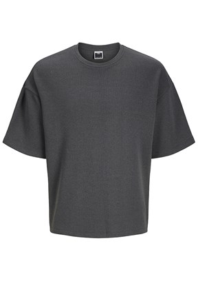 JACK JONES Cointerlude Siyah Erkek Baskılı T-shirt