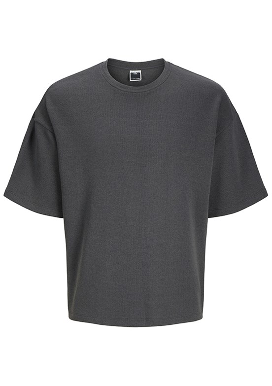 JACK JONES Cointerlude Siyah Erkek Baskılı T-shirt