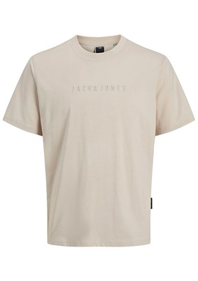 JACK JONES Corecharge Moonbeam Erkek Baskılı T-shirt