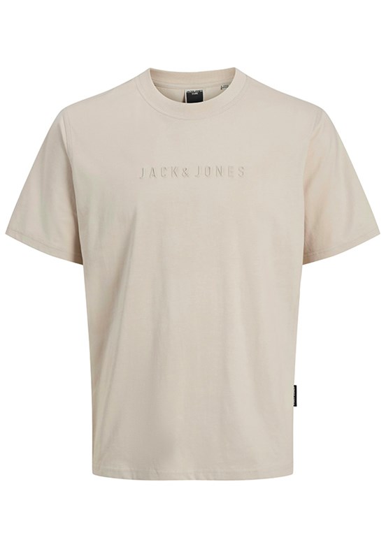 JACK JONES Corecharge Moonbeam Erkek Baskılı T-shirt