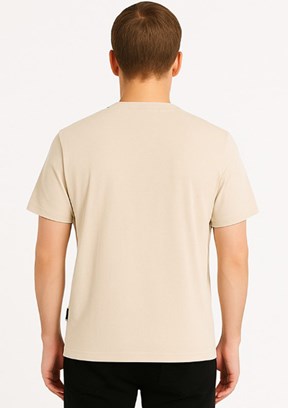 JACK JONES Corecharge Moonbeam Erkek Baskılı T-shirt