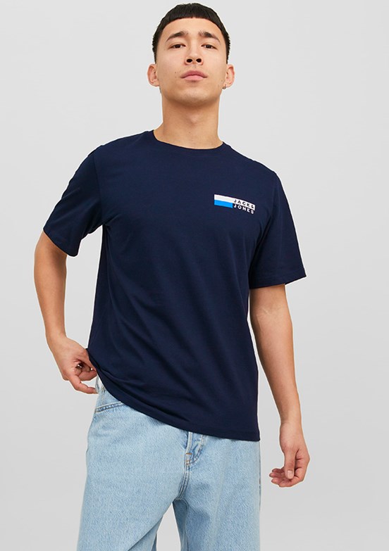 JACK&JONES JJECORP LOGO TEE PLAY SS O-NECK - 12233999 Erkek Çok Renkli Bisiklet Yaka T-Shirt