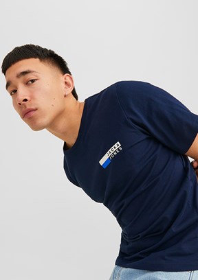 JACK&JONES JJECORP LOGO TEE PLAY SS O-NECK - 12233999 Erkek Çok Renkli Bisiklet Yaka T-Shirt
