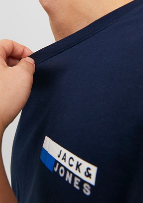 JACK&JONES JJECORP LOGO TEE PLAY SS O-NECK - 12233999 Erkek Çok Renkli Bisiklet Yaka T-Shirt