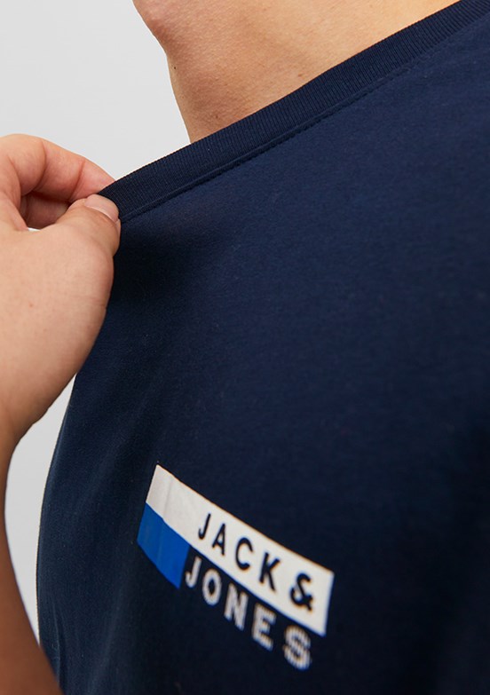 JACK&JONES JJECORP LOGO TEE PLAY SS O-NECK - 12233999 Erkek Çok Renkli Bisiklet Yaka T-Shirt