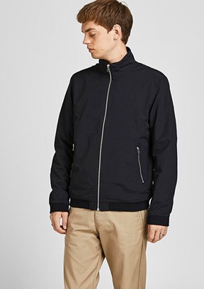 JACK JONES Siyah Erkek Bomber Mont