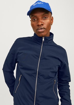 JACK&JONES JJERUSH HARRINGTON BOMBER - 12204277 Erkek Çok Renkli Bomber Mont