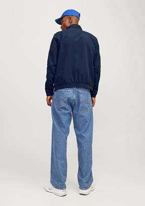 JACK&JONES JJERUSH HARRINGTON BOMBER - 12204277 Erkek Çok Renkli Bomber Mont