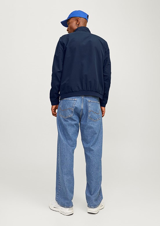 JACK&JONES JJERUSH HARRINGTON BOMBER - 12204277 Erkek Çok Renkli Bomber Mont