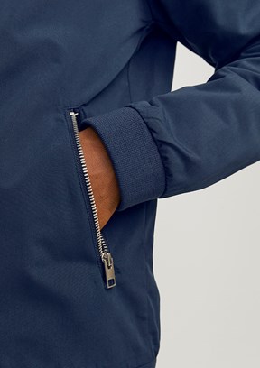 JACK&JONES JJERUSH HARRINGTON BOMBER - 12204277 Erkek Çok Renkli Bomber Mont