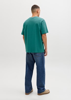 JACK&JONES JJESTAR JJ TEE SS NOOS - 12234746 Erkek Çok Renkli Bisiklet Yaka T-Shirt
