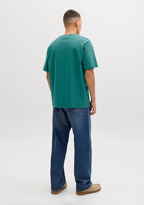 JACK&JONES JJESTAR JJ TEE SS NOOS - 12234746 Erkek Çok Renkli Bisiklet Yaka T-Shirt