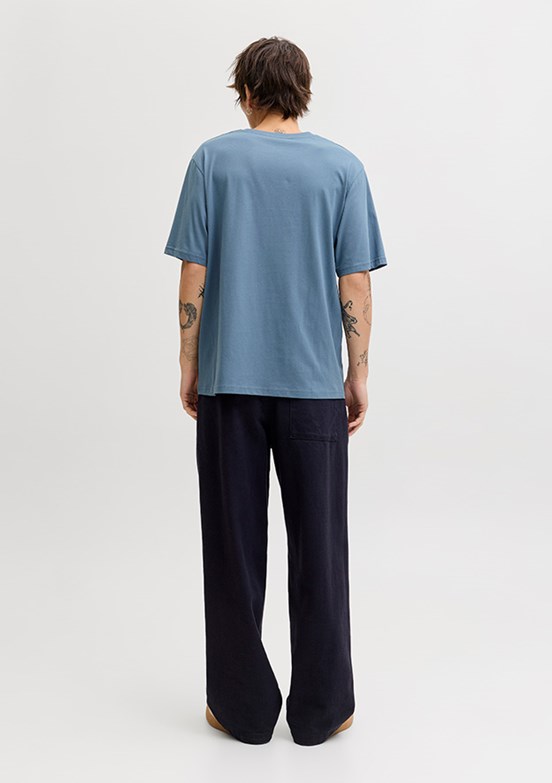 JACK&JONES JJESTAR JJ TEE SS NOOS - 12234746 Erkek Çok Renkli Bisiklet Yaka T-Shirt