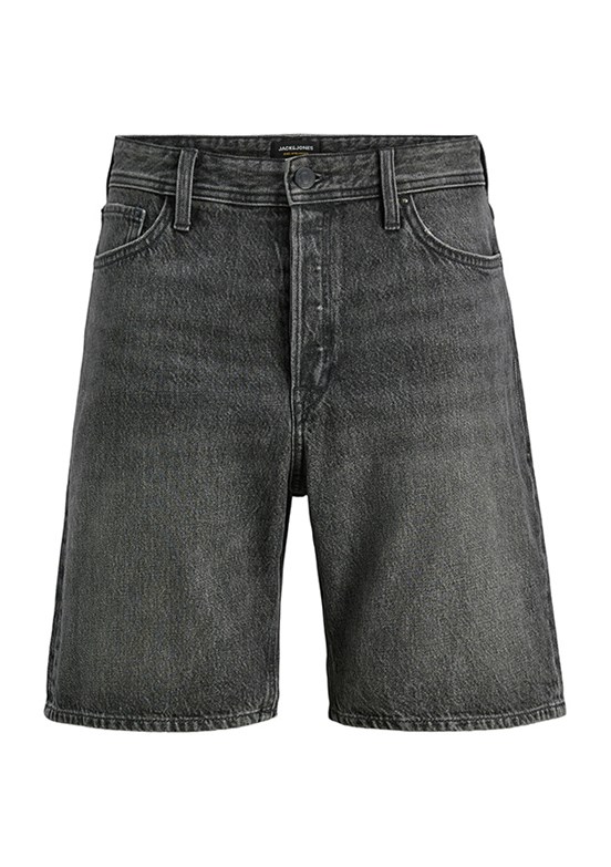 JACK JONES Jjitony Black Denim Erkek Denim Şort